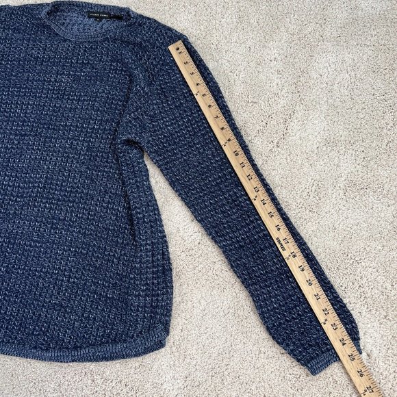 JEANNIE PIERRE  Womans Knit Sweater XL Blue Long Sleeve Crew Neck Pull Over NWT - Picture 11 of 14